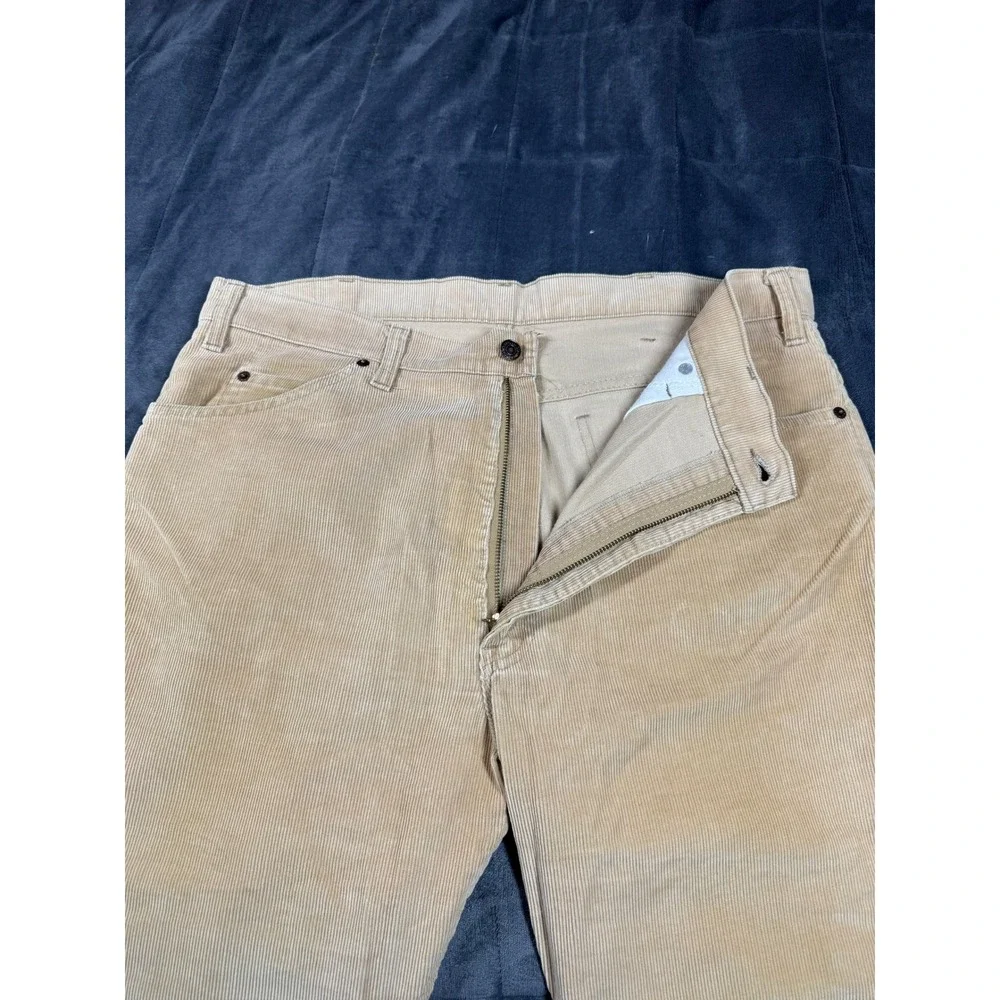 Vintage Levis‎ 517 Corduroy Pants Mens 38x30 Tan Beige Bootcut Made in USA